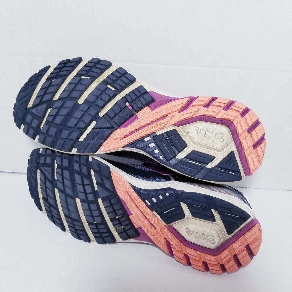 Brooks Womens Ravenna 8 Purple Running Shoes 9 - Picture 6 of 9